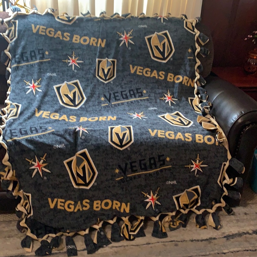 NHL Las Vegas Golden Knight Hockey. Las Vegas Golden Knights stadium blanket